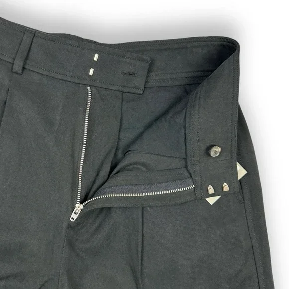 Everlane Women's The Tencel Way High Taper Pant Size 10 Black Ankle Pleated